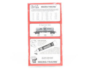 N Kadee Micro-Trains MTL 65192 GATX Diamond Chemicals Tank Car 6-Pack - Sealed