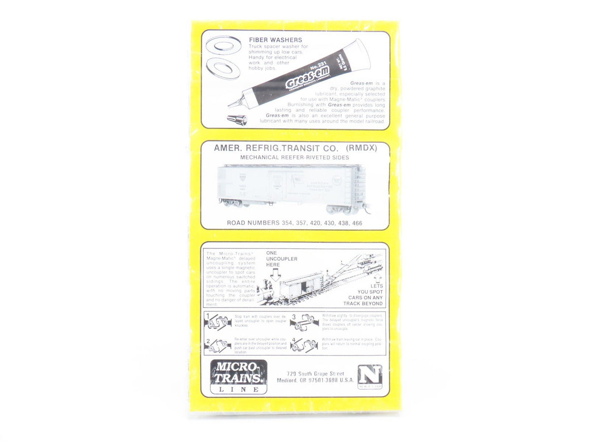 N Kadee Micro-Trains MTL 69052 RMDX American Refrigerator Reefer 6-Pack - Sealed
