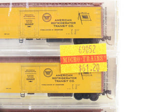 N Kadee Micro-Trains MTL 69052 RMDX American Refrigerator Reefer 6-Pack - Sealed