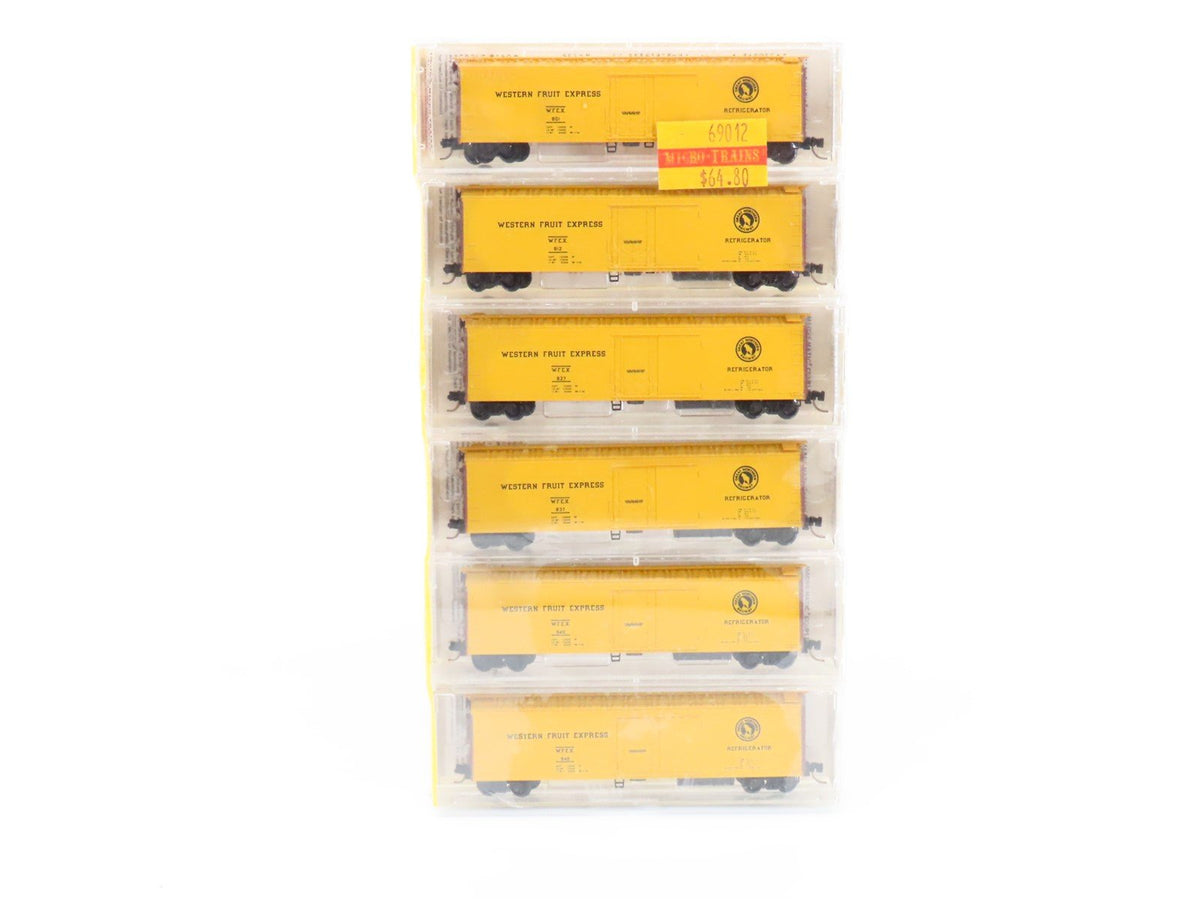 N Kadee Micro-Trains MTL 69012 WFEX Western Fruit Express Reefer 6-Pack - Sealed