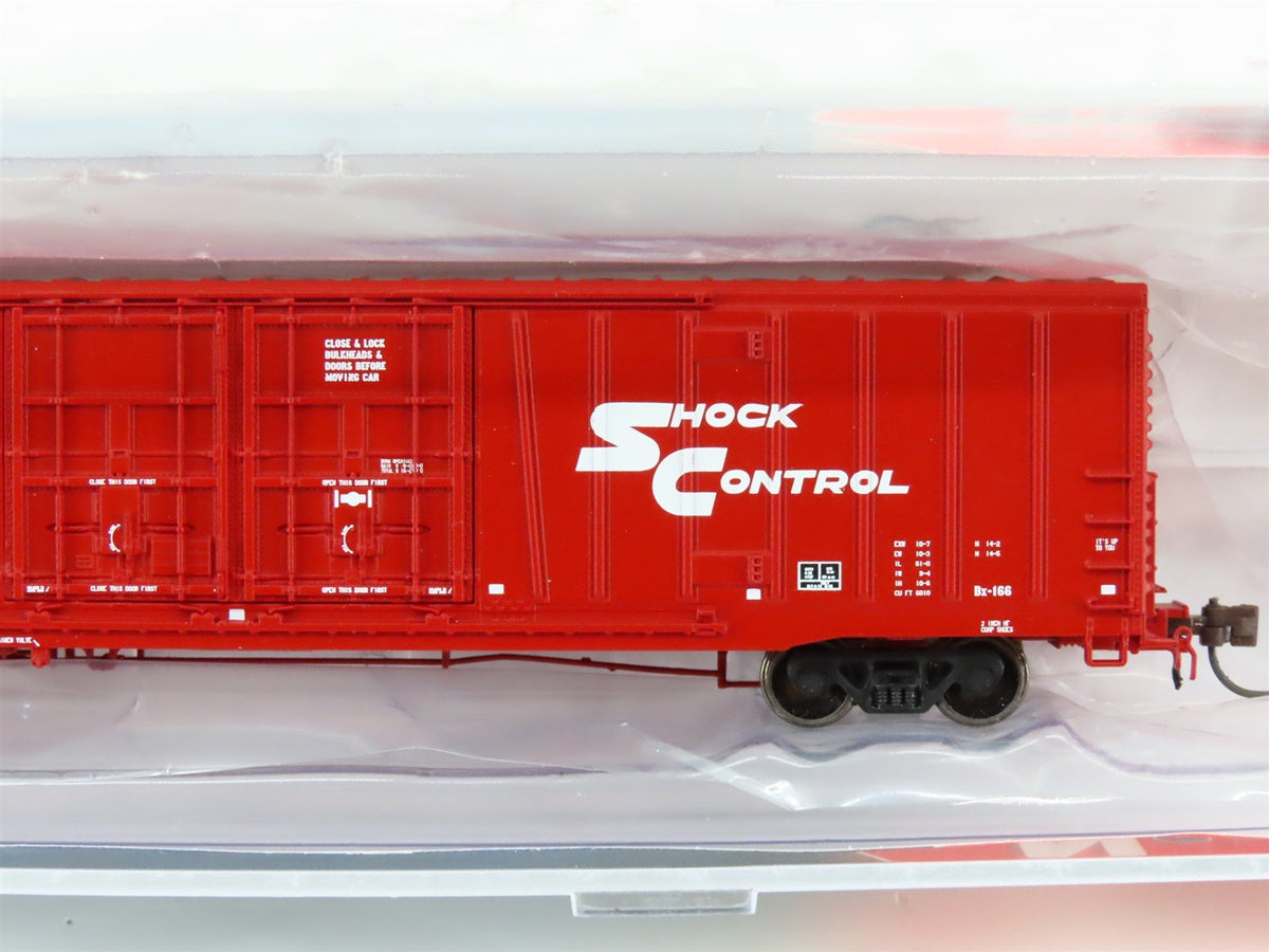 N Scale BLMA 18033 ATSF Santa Fe &quot;Shock Control&quot; 60&#39; Bx-166 Beer Box Car #621450