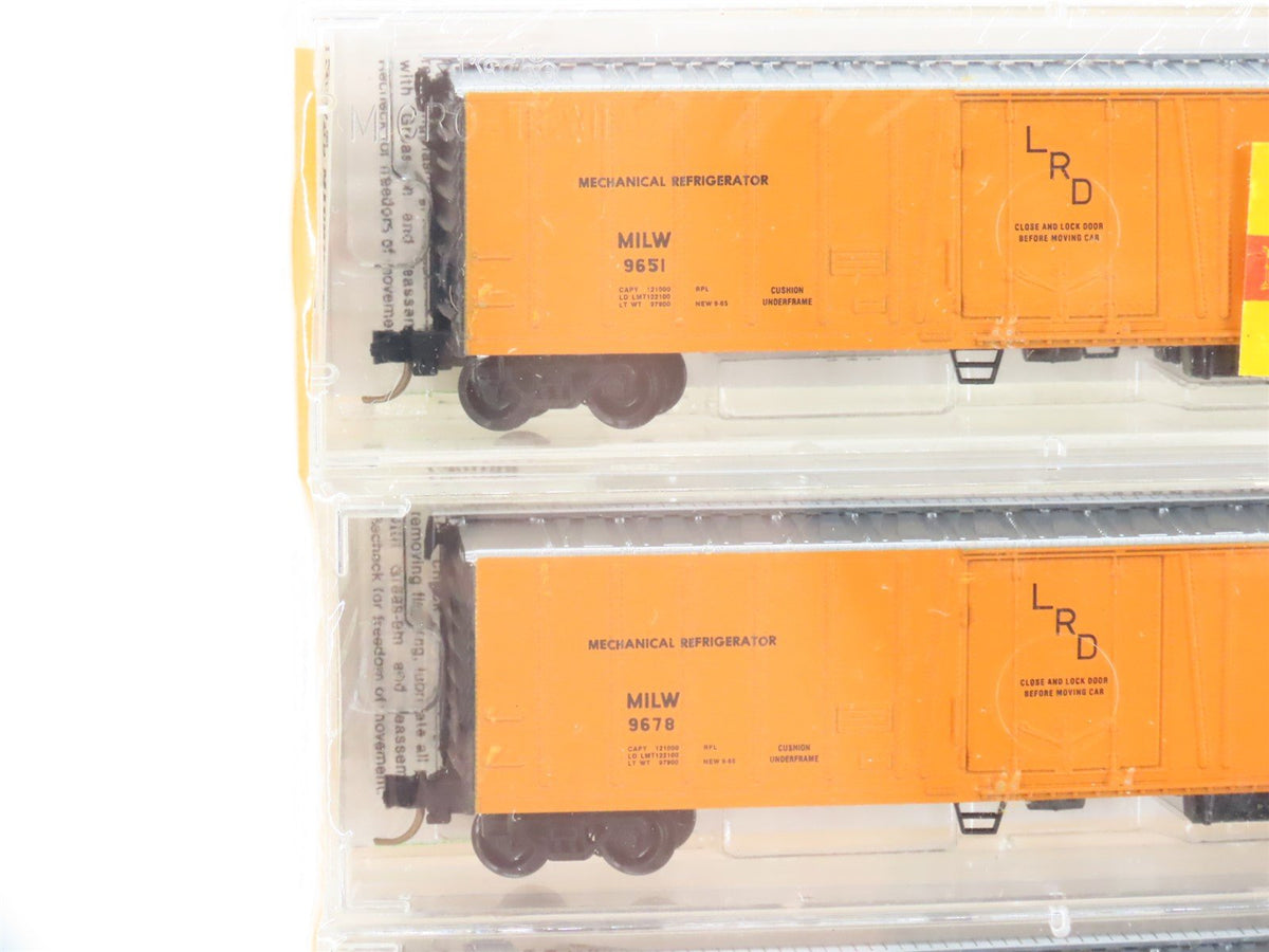 N Kadee Micro-Trains MTL 70042 MILW Milwaukee Road Reefer 6-Pack - Sealed