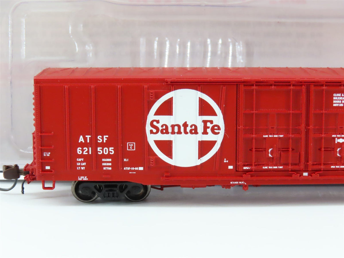 N Scale BLMA 18035 ATSF Santa Fe &quot;Shock Control&quot; 60&#39; Bx-166 Beer Box Car #621505