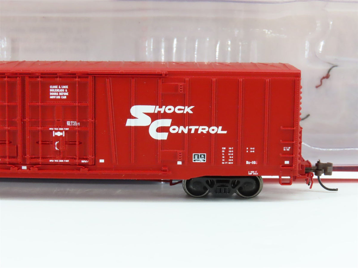 N Scale BLMA 18035 ATSF Santa Fe &quot;Shock Control&quot; 60&#39; Bx-166 Beer Box Car #621505