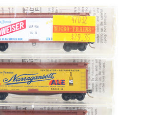 N Scale Kadee Micro-Trains MTL 47032 Beverage Six-Pack 40' Wood Reefers - Sealed