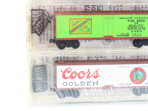 N Scale Kadee Micro-Trains MTL 47032 Beverage Six-Pack 40' Wood Reefers - Sealed