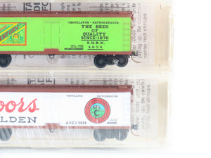 N Scale Kadee Micro-Trains MTL 47032 Beverage Six-Pack 40' Wood Reefers - Sealed
