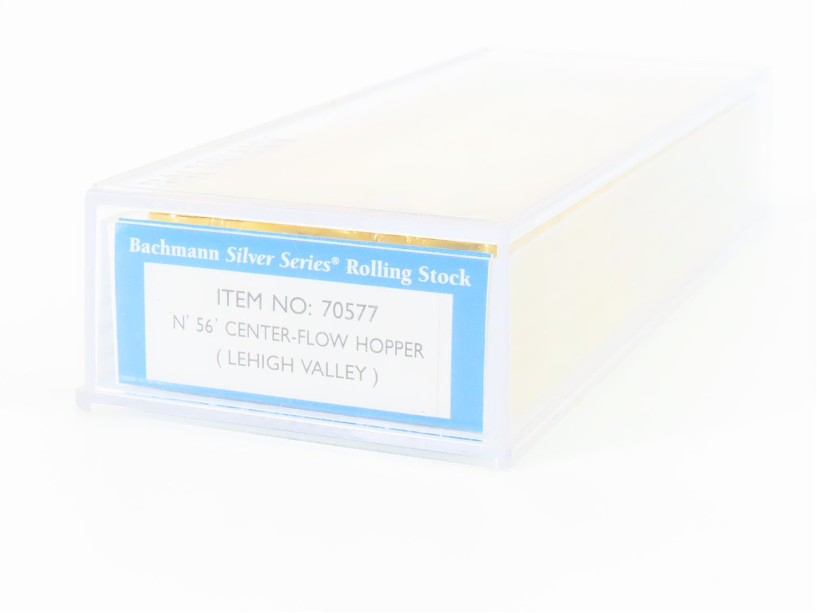 N Scale Bachmann Silver 70577 TLDX Lehigh Valley 4-Bay Covered Hopper #2730