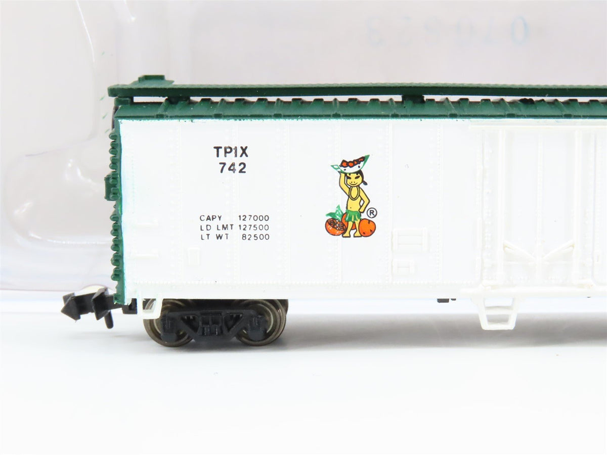 N Scale Bachmann 70997 TPIX Tropicana Orange Juice 50&#39; Steel Reefer #742