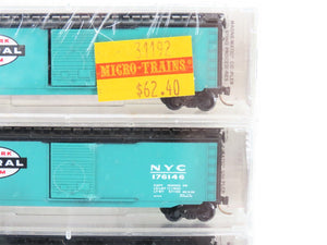 N Scale Micro-Trains MTL Kadee 31192 NYC New York Central Boxcar 6-Pack SEALED