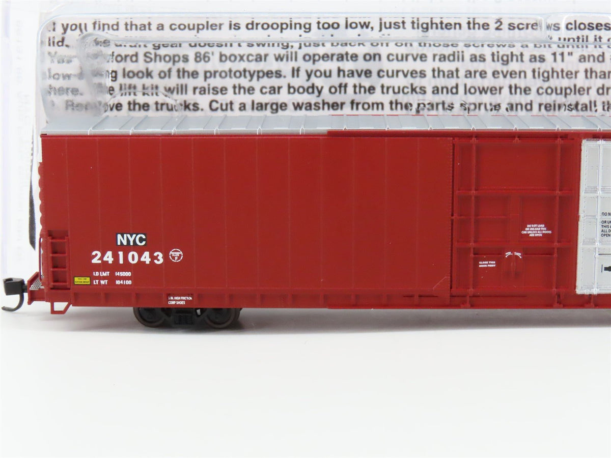 N Scale Bluford Shops 86131 NYC / Conrail 86&#39; Auto Parts Box Car #238057