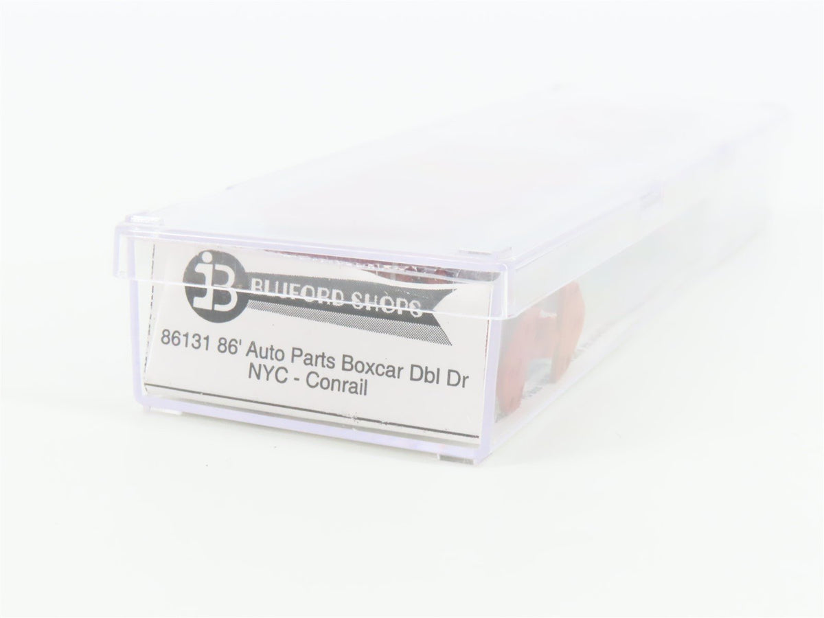 N Scale Bluford Shops 86131 NYC / Conrail 86&#39; Auto Parts Box Car #238057