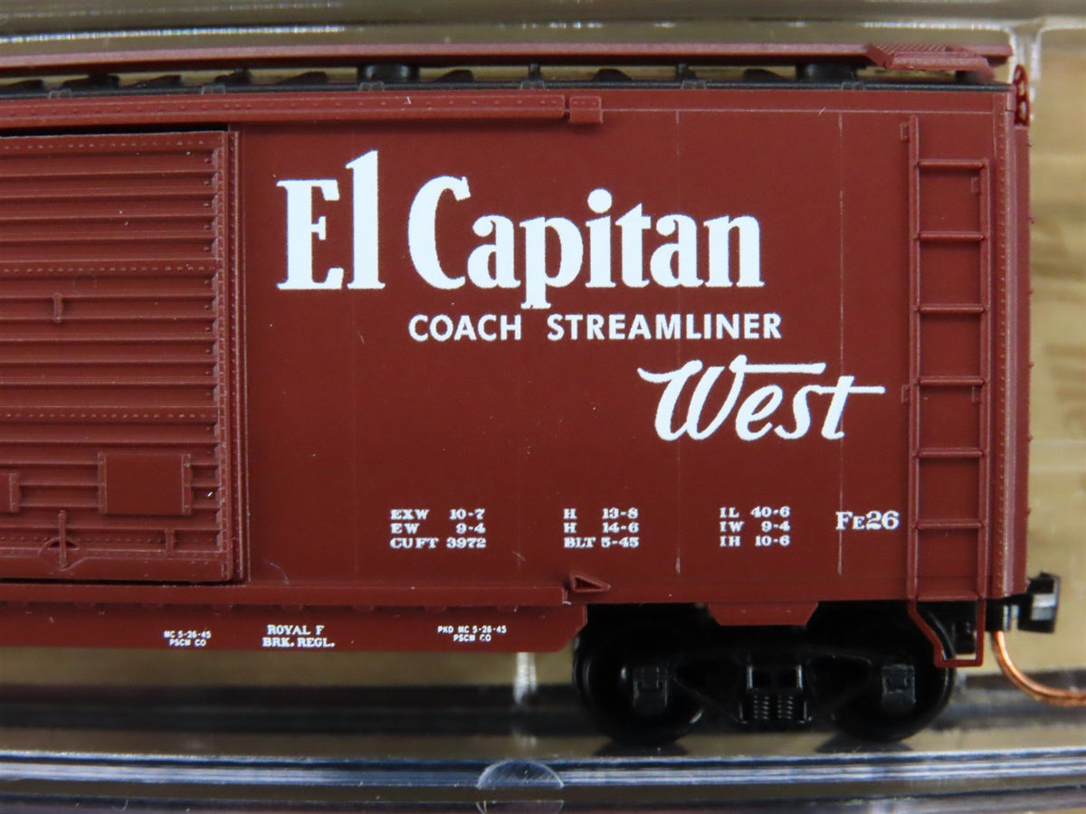 N Scale Micro-Trains MTL 99301690 ATSF Santa Fe &quot;Slogan&quot; 40&#39; Box Cars 5-Pack