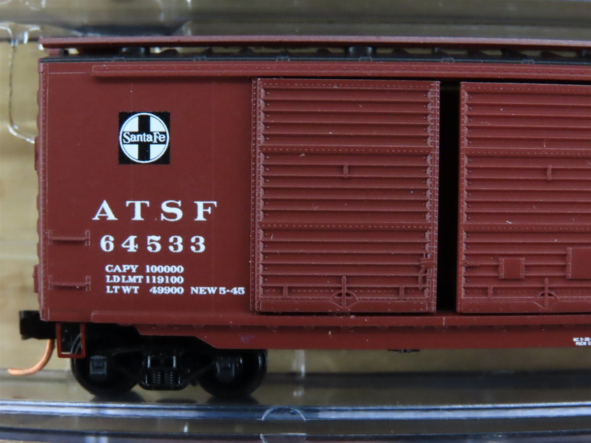 N Scale Micro-Trains MTL 99301690 ATSF Santa Fe &quot;Slogan&quot; 40&#39; Box Cars 5-Pack