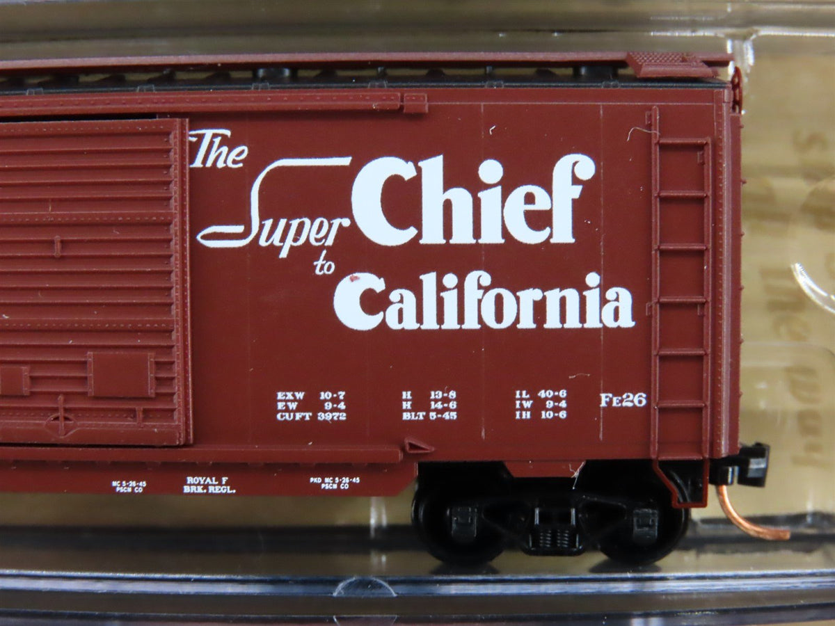N Scale Micro-Trains MTL 99301690 ATSF Santa Fe &quot;Slogan&quot; 40&#39; Box Cars 5-Pack