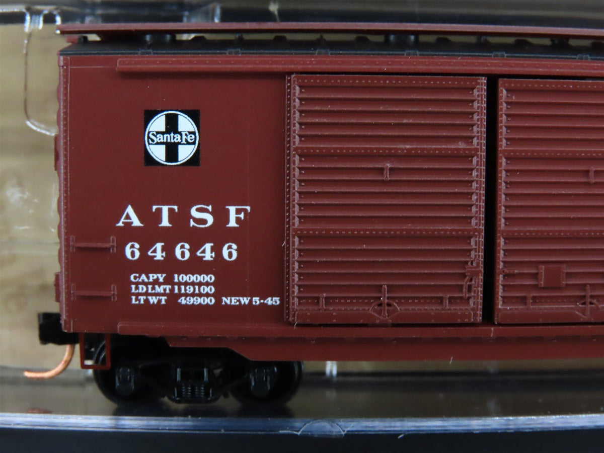 N Scale Micro-Trains MTL 99301690 ATSF Santa Fe &quot;Slogan&quot; 40&#39; Box Cars 5-Pack