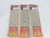 LOT of 3 Multi Scale Chooch Enterprises #8252 & 8254 Flexible Stone Wall