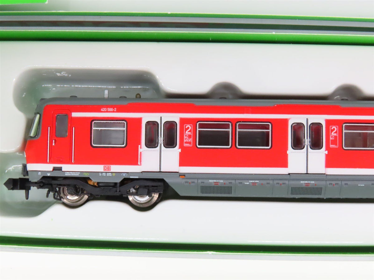 N Arnold HN2163 DB German S-Bahn &quot;Traffic Red&quot; BR420 EMU 3-Unit Set - DCC Ready