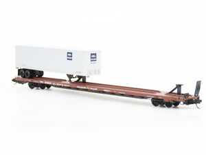 N Micro-Trains MTL 71014 TTAX Trailer Train Flat Car #913075 W/ Mo-Pac Trailer