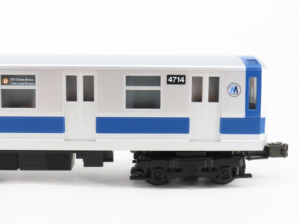 O Gauge 3-Rail MTH Rail King 30-2122-1 NY Transit Subway 4-Car Set w/Sound
