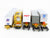 O Gauge 3-Rail MTH 20-95035 TTUX Spine Car 5-Pack w/Containers & Trailers