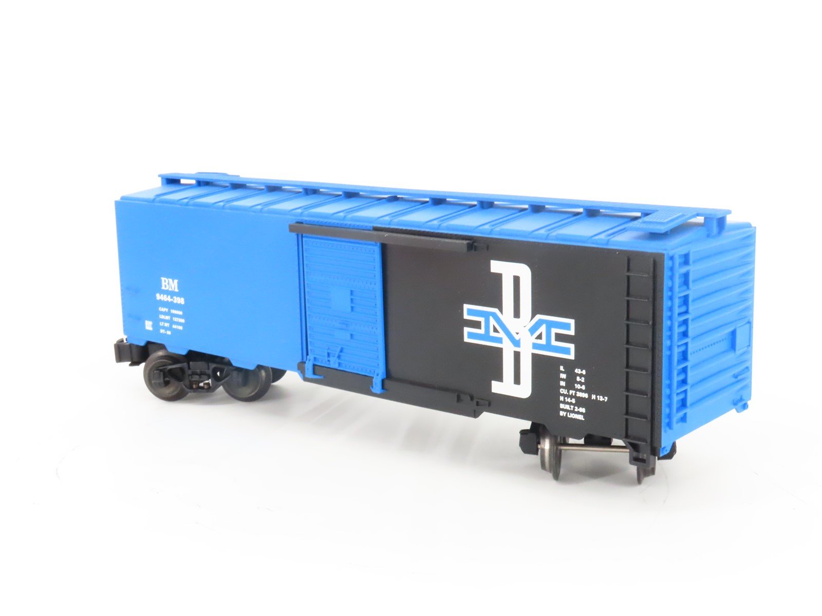 O Gauge 3-Rail Lionel 6-17235 BM Boston & Maine 9464 Box Car #9464-398