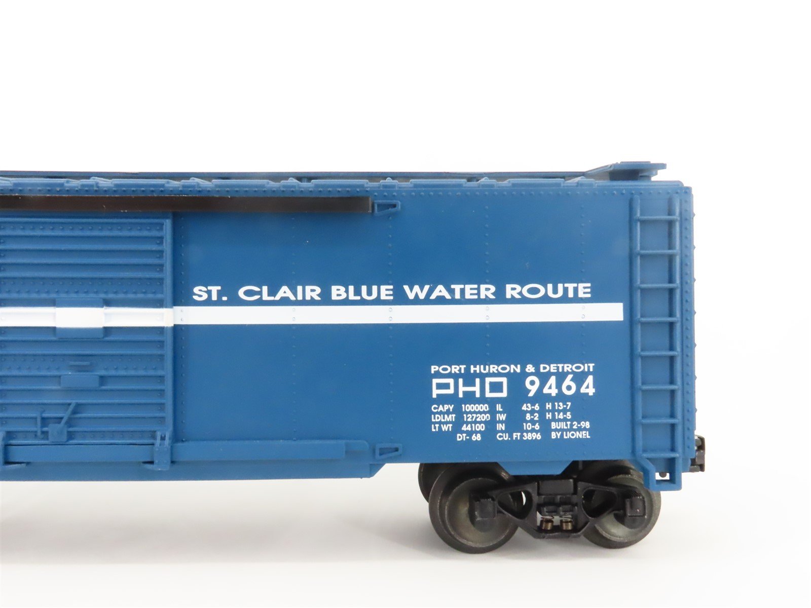 O Gauge 3-Rail Lionel 6-17234 PHD St. Clair Blue Water Route Box Car #9464