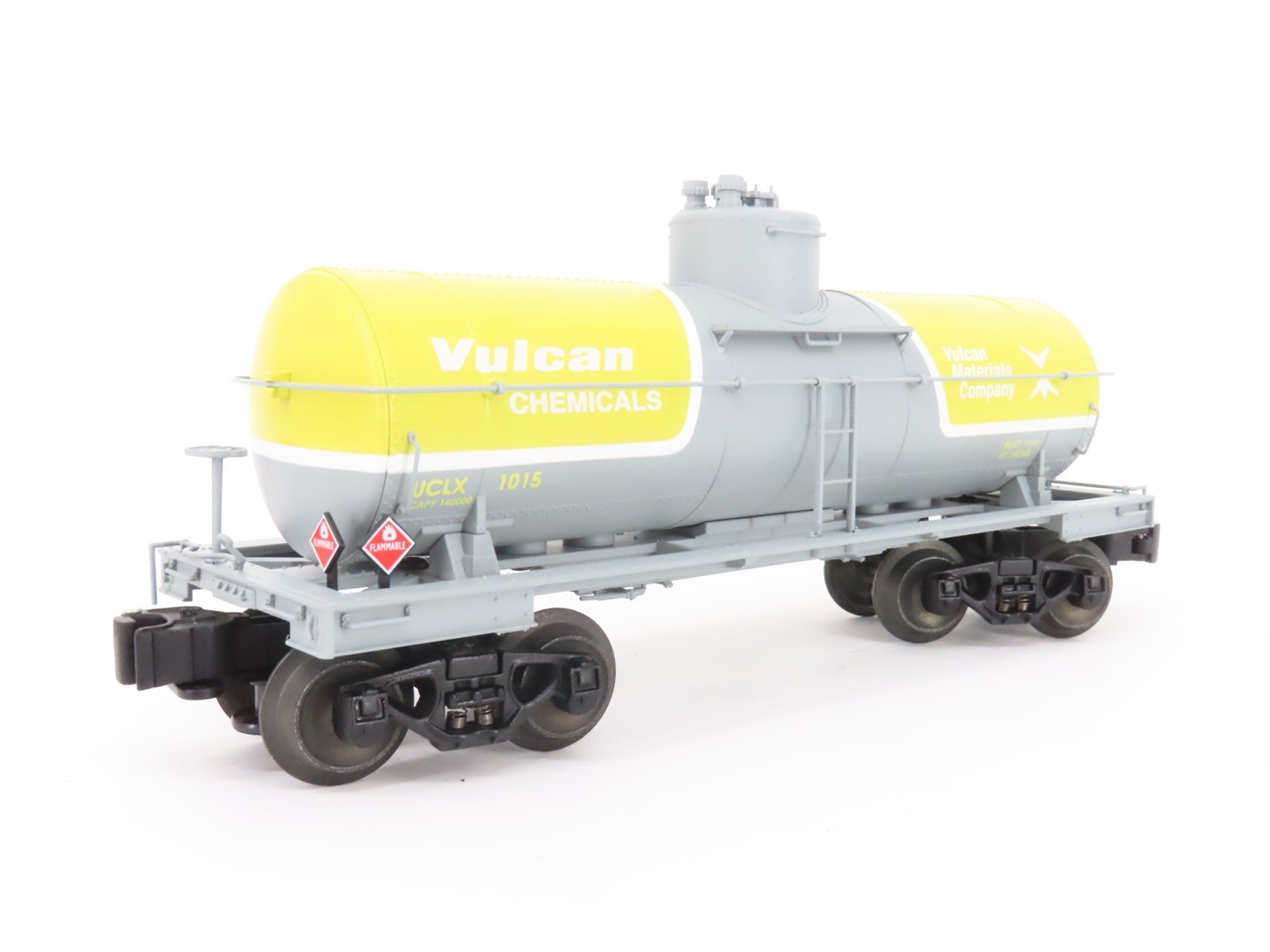 O Gauge 3-Rail Lionel 6-19615 UCLX Vulcan Chemicals 8K Gallon Tank Car #1015