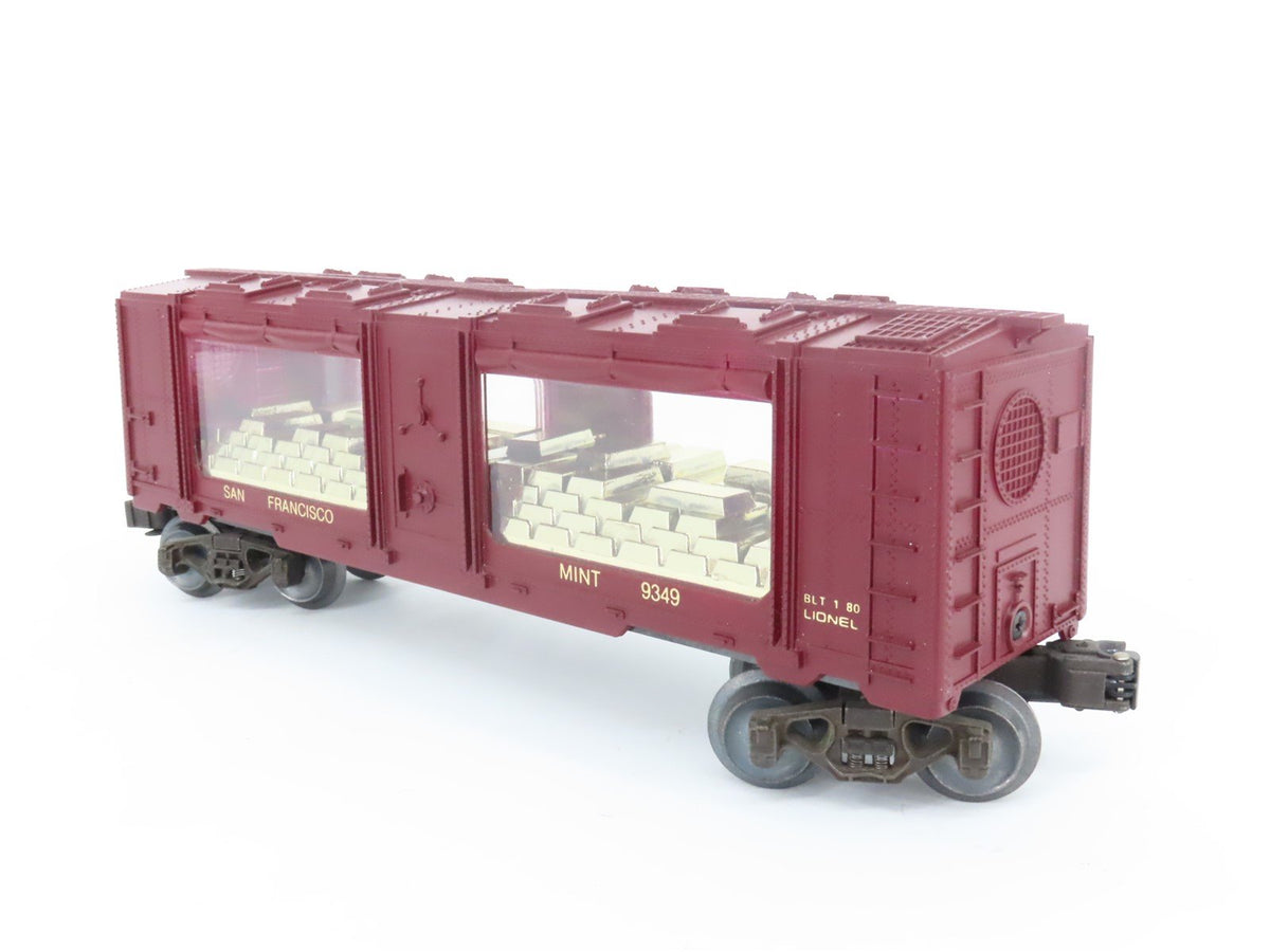 O Gauge 3-Rail Lionel 6-9349 San Francisco Mint Box Car #9349 w/ Gold Bars