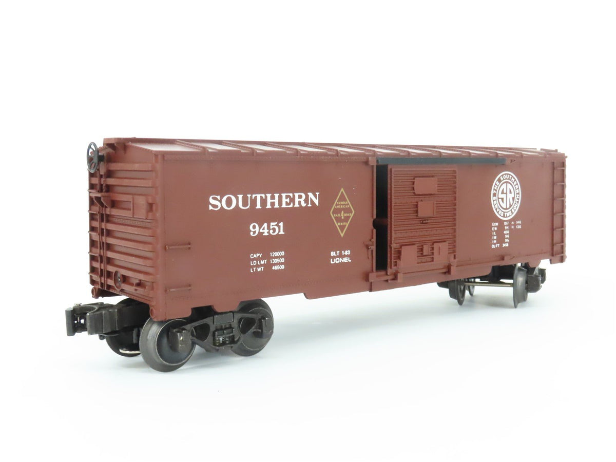 O Gauge 3-Rail Lionel 6-9451 FAR Series #4 Southern Railway Box Car #9451
