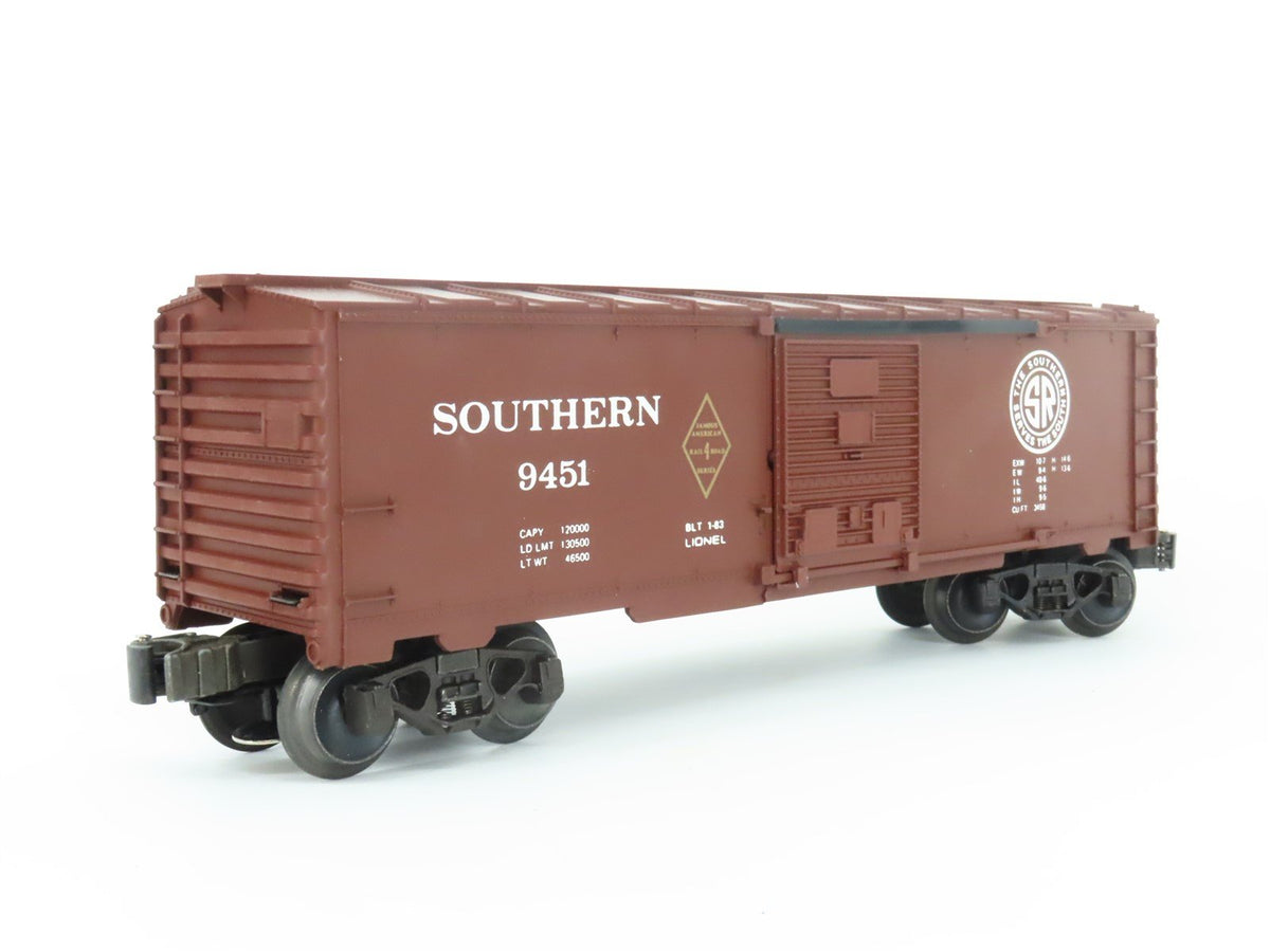 O Gauge 3-Rail Lionel 6-9451 FAR Series #4 Southern Railway Box Car #9451