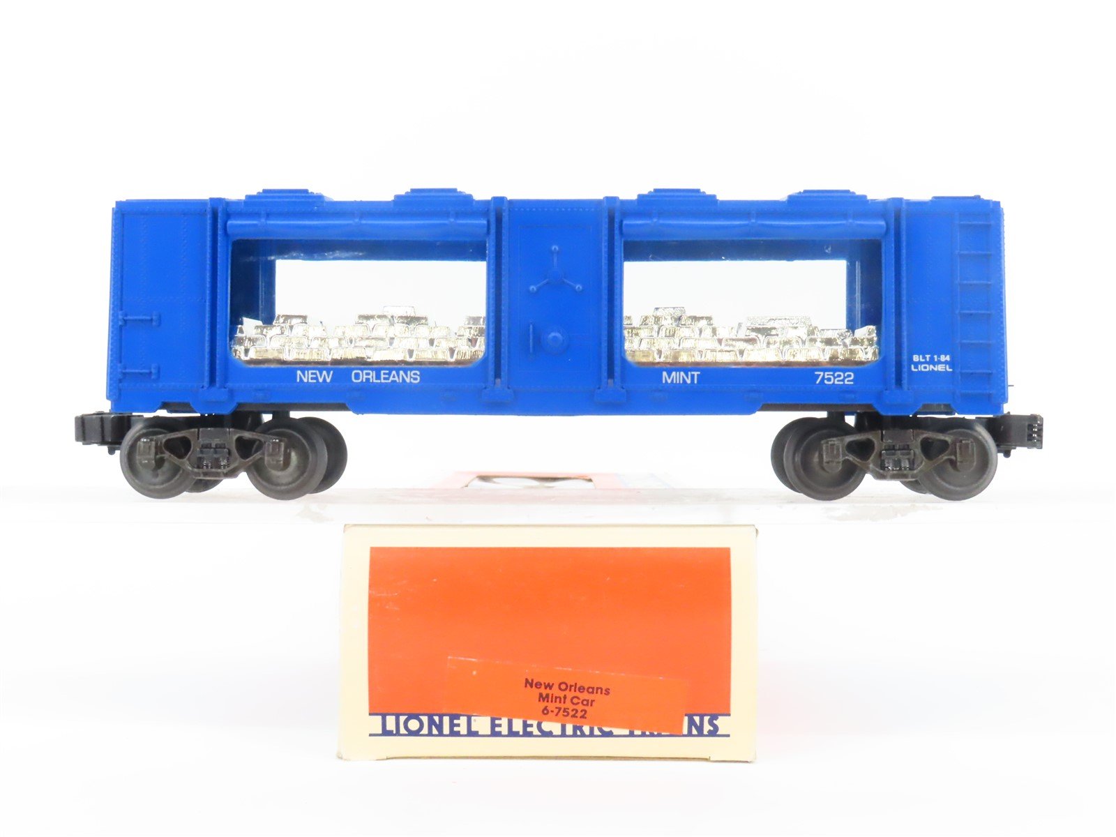 O Gauge 3-Rail Lionel 6-7522 New Orleans Mint Box Car #7522 w/ Silver Bars