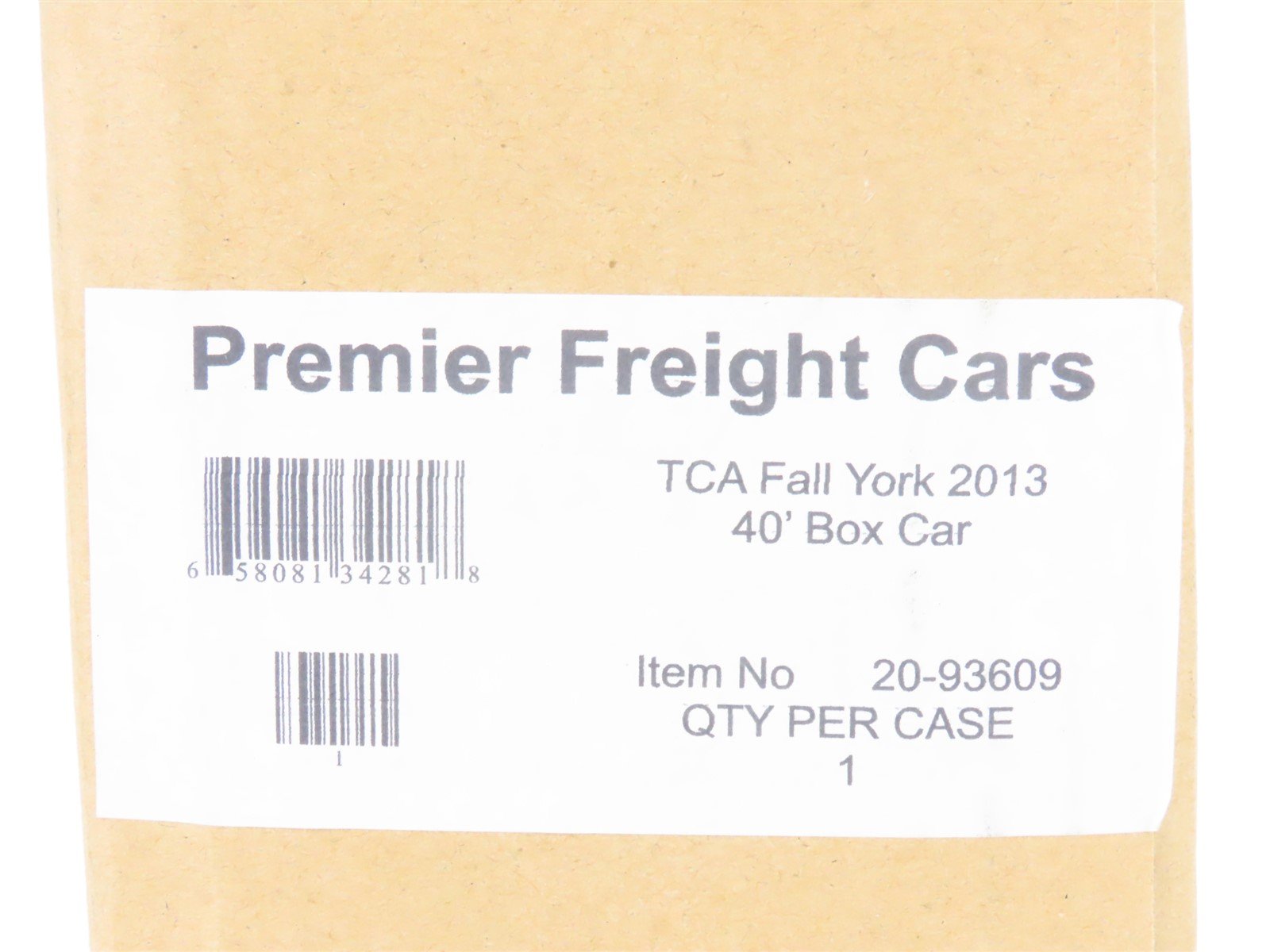 O Gauge 3-Rail MTH 20-93609 TCA Fall York 2013 40' Box Car - SEALED