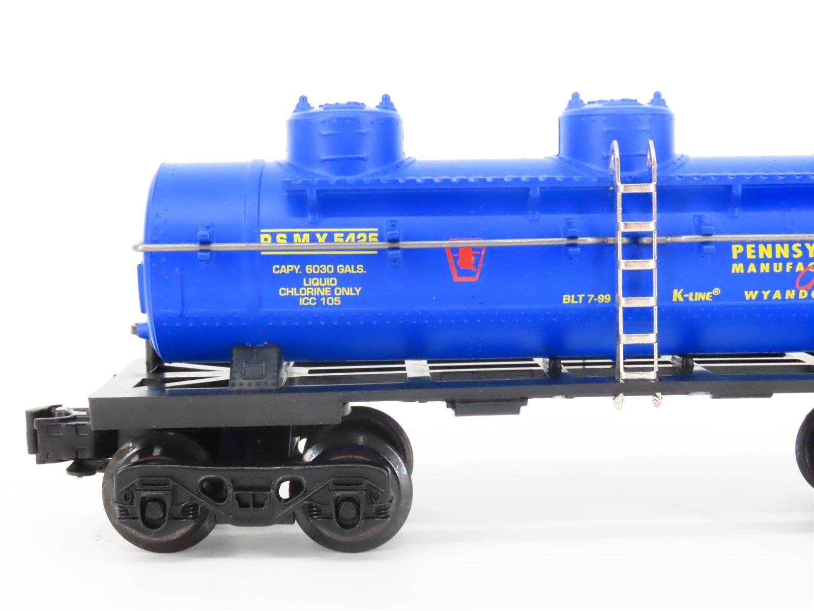 O Gauge 3-Rail K-Line K-5425 25 Years PSMX Pennsylvania Salt 3-Dome Tank Car