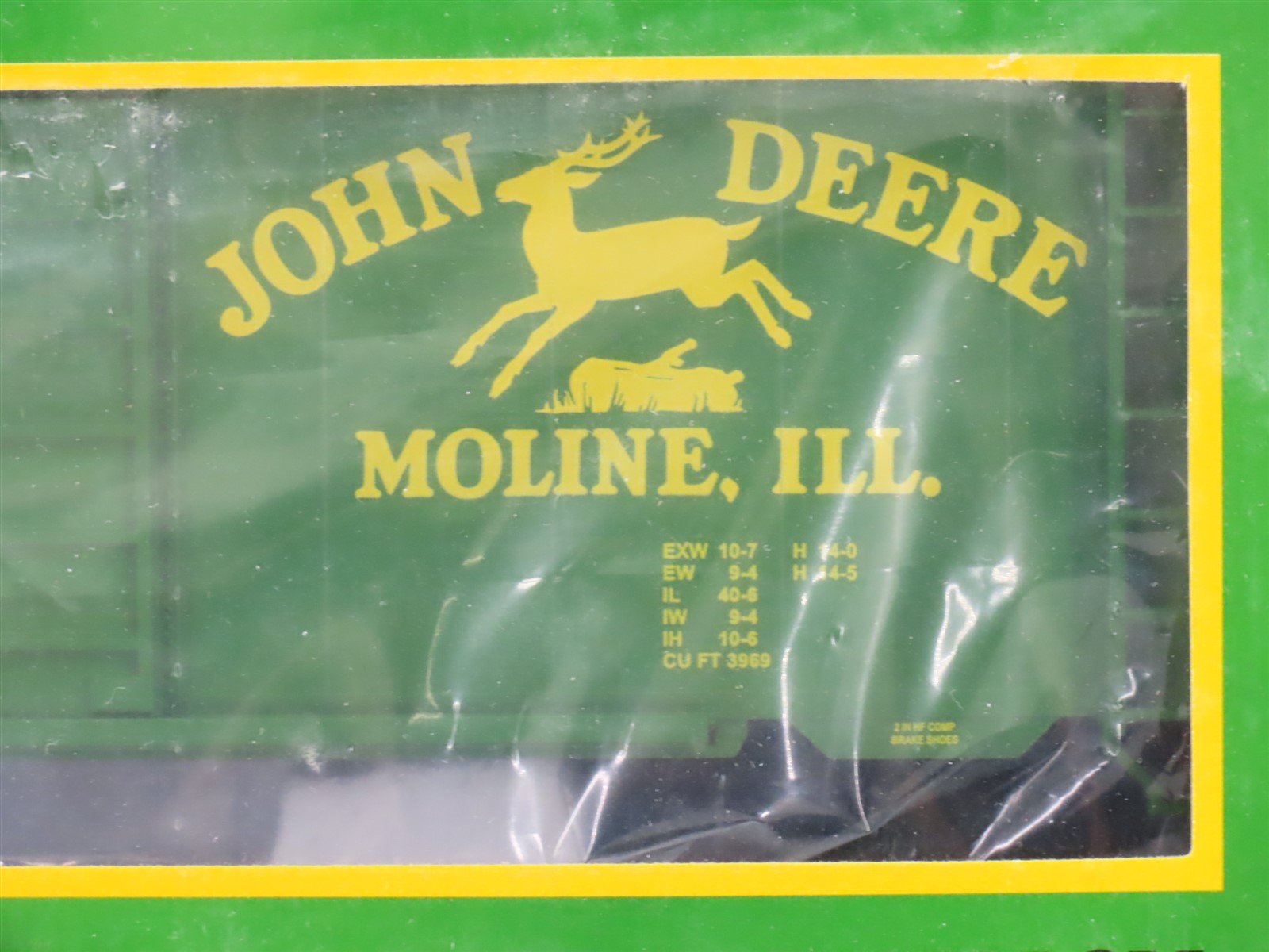 O Gauge 3-Rail MTH Rail King 20-93099 John Deere 40' Boxcar 3-Pack SEALED
