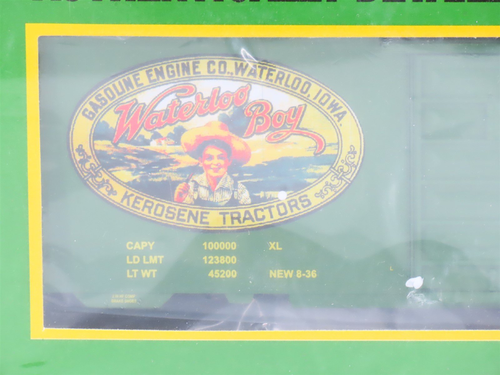 O Gauge 3-Rail MTH Rail King 20-93099 John Deere 40' Boxcar 3-Pack SEALED