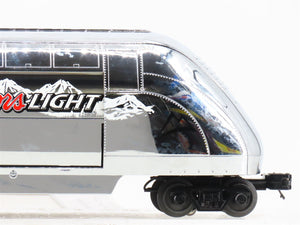 O Gauge 3-Rail MTH Rail King 30-78061 Coors Light Silver Bullet Reefer Tail Car