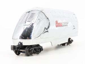 O Gauge 3-Rail MTH Rail King 30-78061 Coors Light Silver Bullet Reefer Tail Car