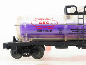 O Gauge 3-Rail Lionel 6-16154 AEC Reactor Fluid Single Dome Tankcar #6515-2