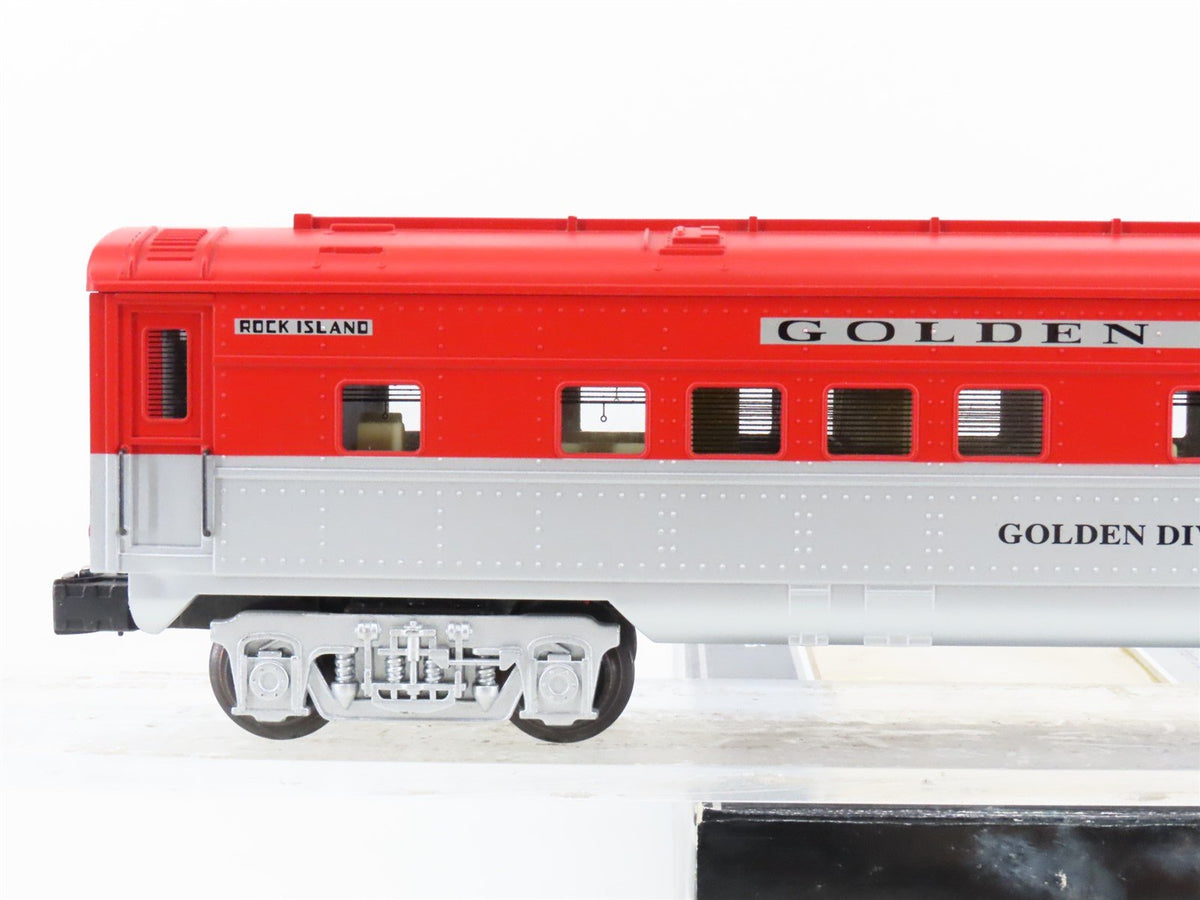 O Gauge 3-Rail K-Line K4532-0479 RI Golden State Flat Obs Passenger Car &quot;Divan&quot;
