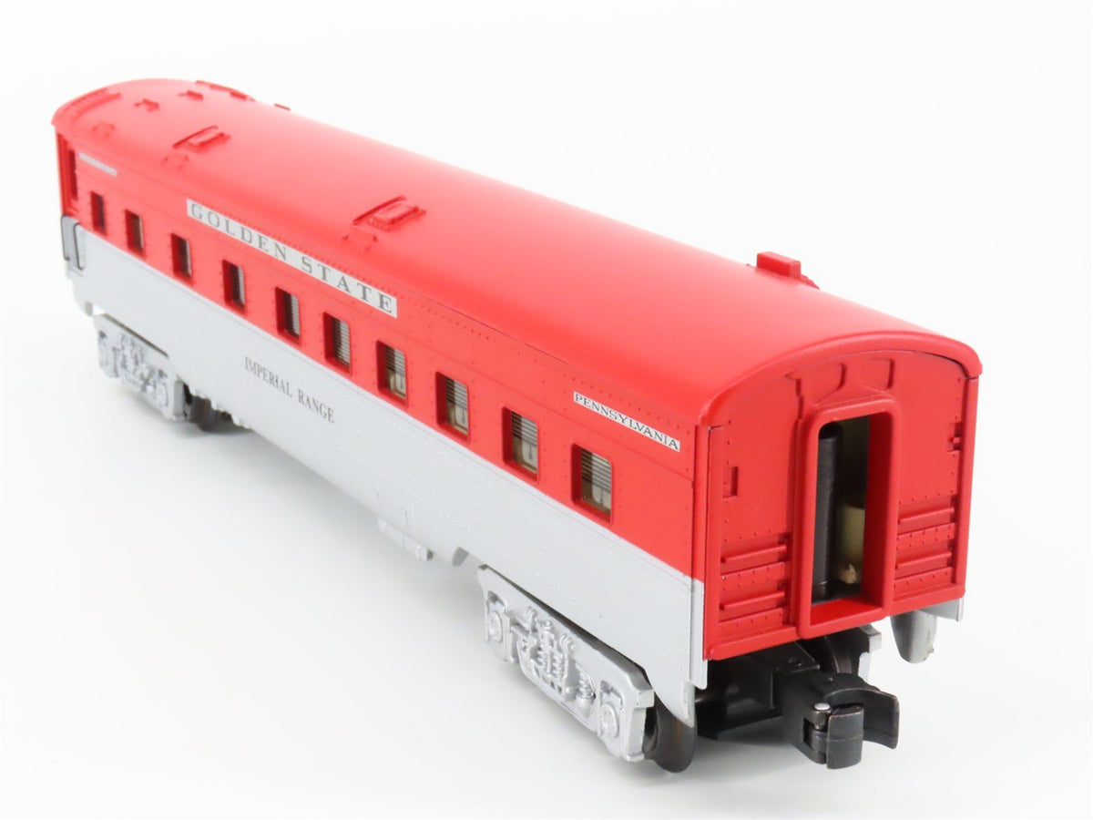 O Gauge 3-Rail K-Line PRR Golden State Passenger Car &quot;Imperial Range&quot;