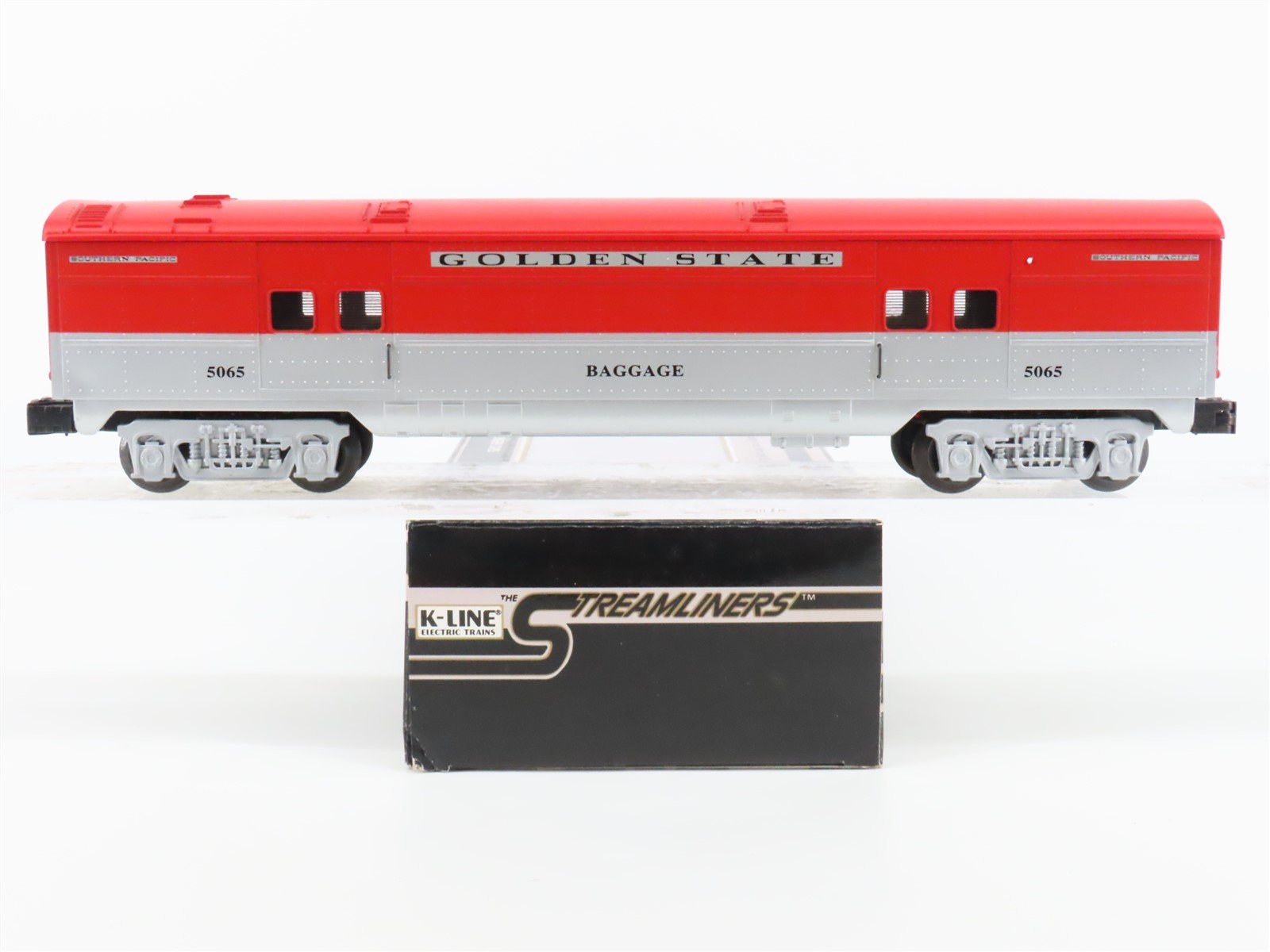 O 3-Rail K-Line SP Southern Pacific Golden State Baggage Passenger Car #5065