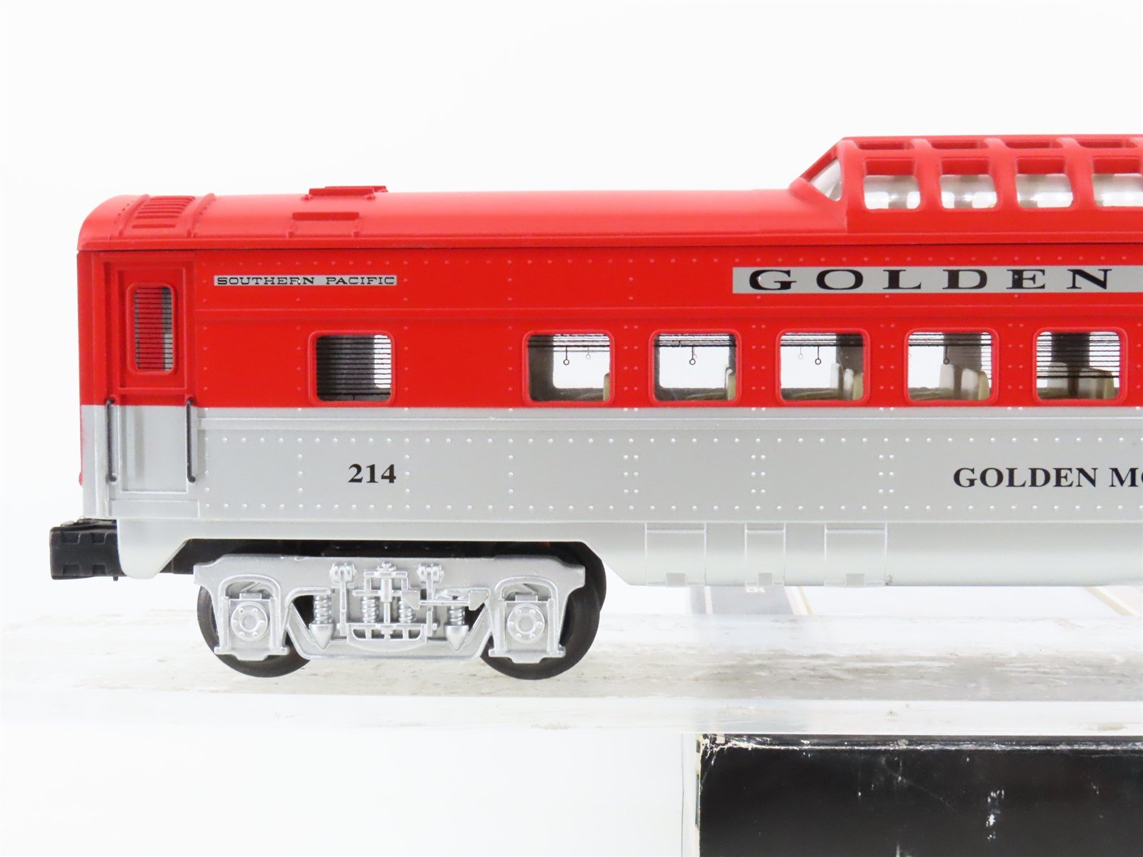 O Gauge 3-Rail K-Line SP Golden State Vista Dome Passenger Car #214