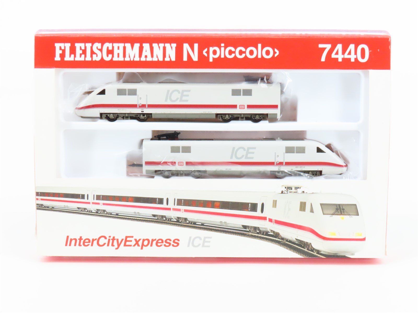 N Fleischmann 7440 DB-AG ICE InterCityExpress BR 401 Electric EMU 2-Unit Set