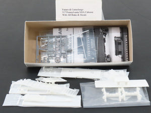 HO Scale Funaro & Camerlengo Kit 517 PRR Pennsylvania NDA Caboose w/ Decals