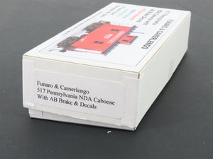 HO Scale Funaro & Camerlengo Kit 517 PRR Pennsylvania NDA Caboose w/ Decals