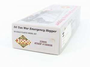 HO Scale Life-Like Proto 2000 Kit 23800 ATSF War Emergency 2-Bay Hopper #180658