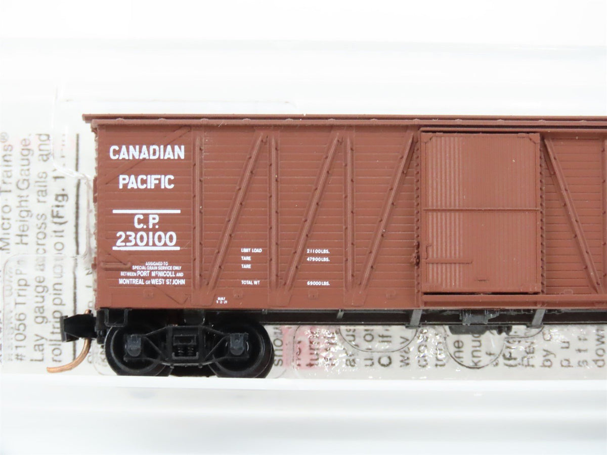 N Scale Micro-Trains MTL 28120 CP Canadian Pacific 40&#39; Box Car #230100