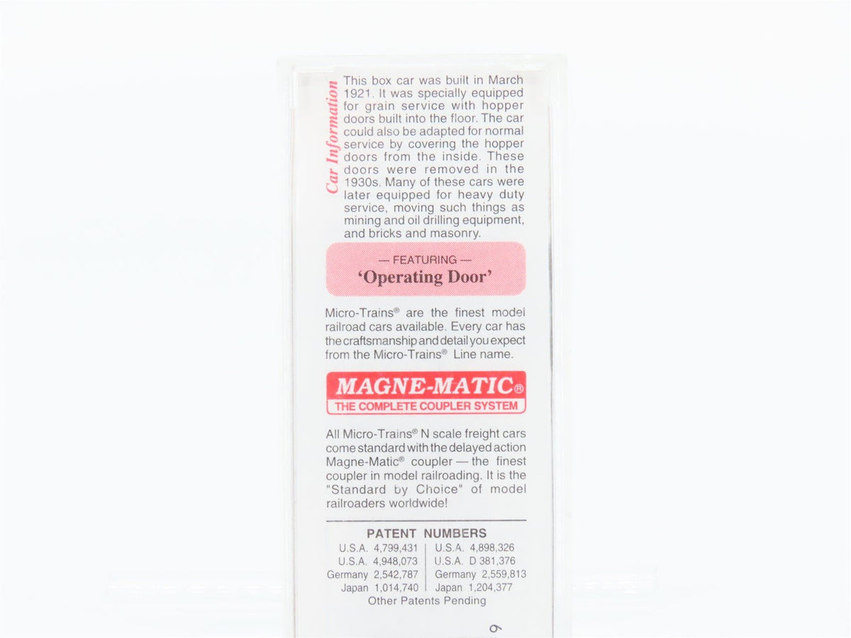 N Scale Micro-Trains MTL 28120 CP Canadian Pacific 40&#39; Box Car #230100