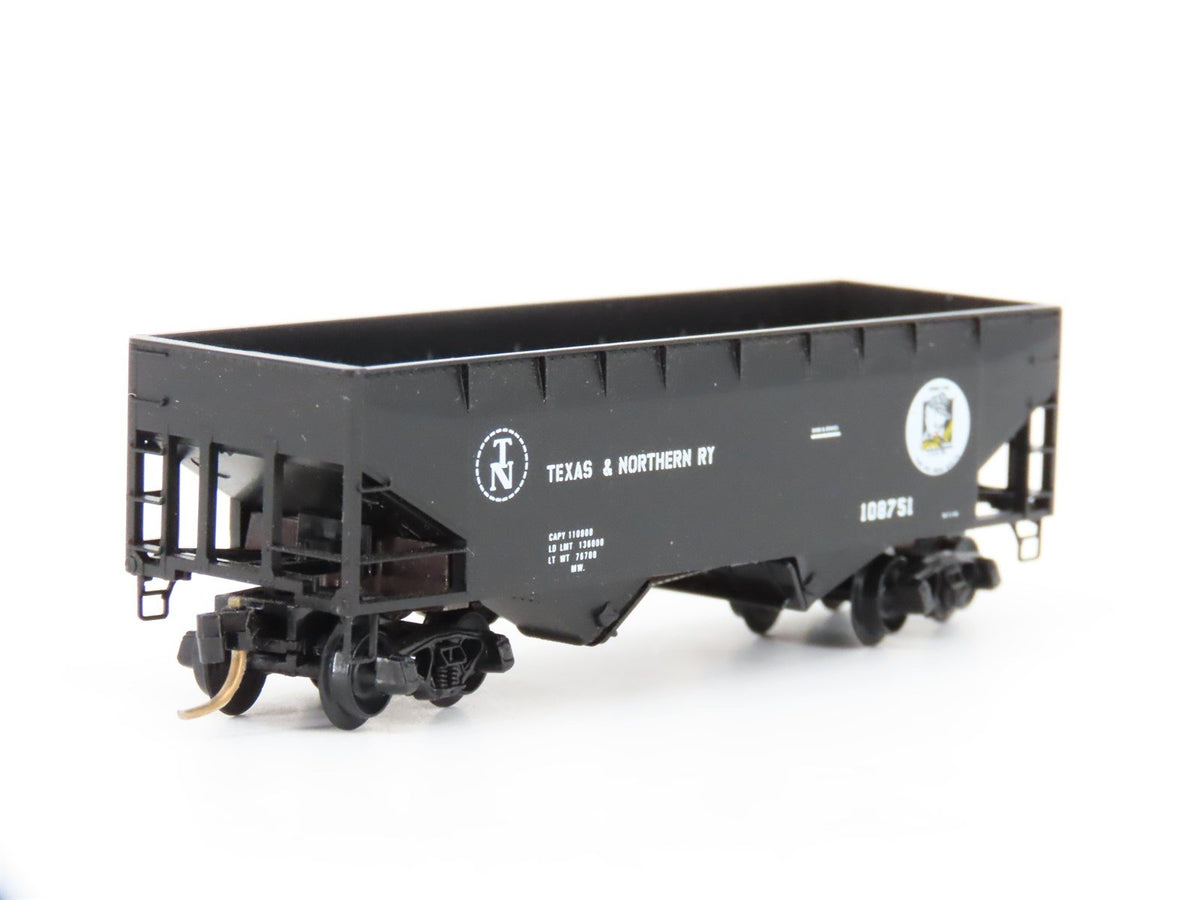 N Scale Micro-Trains MTL 55350 T&amp;N Texas &amp; Northern 2-Bay Hopper #108751